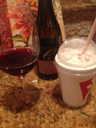 Cashmere with strawberry milkshake