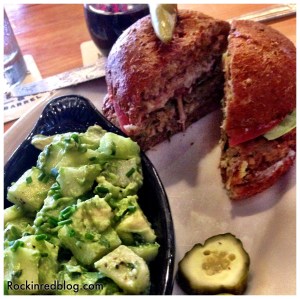 Rustic veggie burger