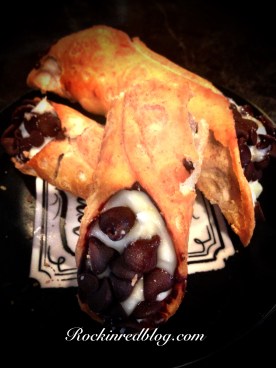Sicilian dinner cannoli