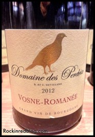 Domaine des Perdrix 2012 Vosne-Romanee
