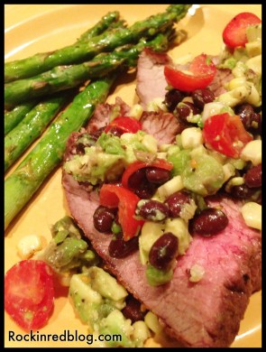 Trefethen SIN Rose steak dinner