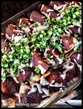 WinePW Cinco de Mayo mole enchiladas