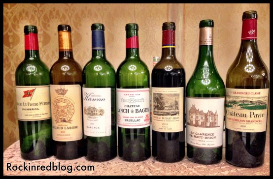 Texsom Bordeaux tasting