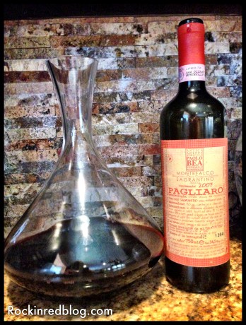 Umbria Pagliaro 2007 Montefalco Sagrantino