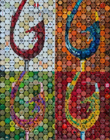 Vino Mosaics Pop Art