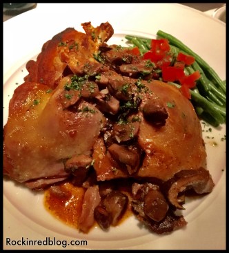 Bordeaux duck confit with potatoes and haricot verts