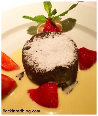 Bordeaux flourless choc cake yum