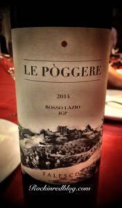Eating Italy Le Poggere 2014 Rosso Lazio IGP