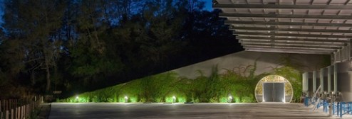 Hourglass winery at Blueline Estate