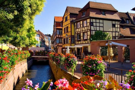 alsace village via onefootabroad