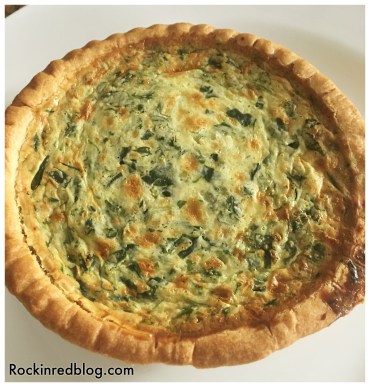 Spinach quiche