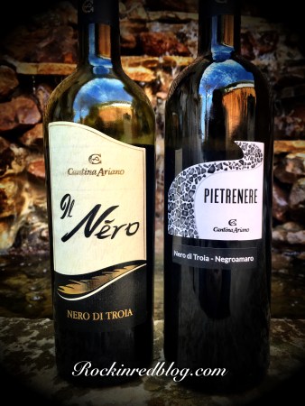 Cantina Ariano Il Nero and Pietrenerie Red
