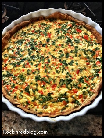 Crab and Gruyere Quiche