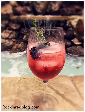 Barefoot Citrus Blackberry cocktail