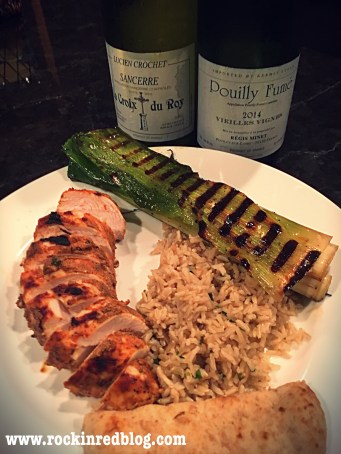 Loire Valley Centre Loire dinner tandoori chicken