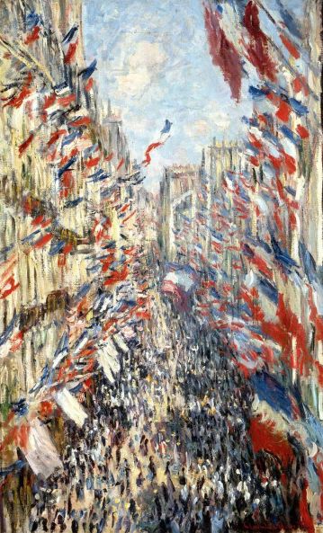 Bastille Day Celebration by Claude Monet