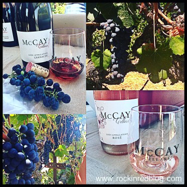 A visit to McCay Vineyards to taste Syrah and Grenache is always a treat! 