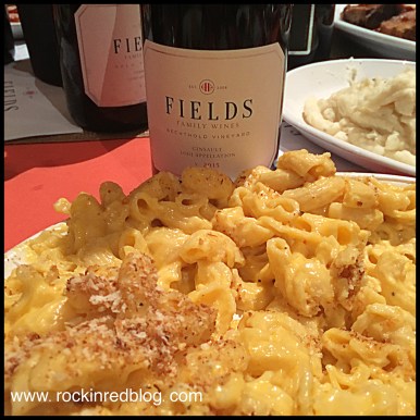 I'll have seconds on the mac & cheese and Fields Family Cinsault! 