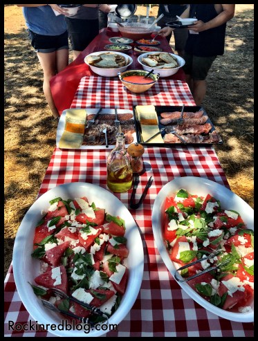 Scrumptious Spanish style lunch that paired beautifully with Bokisch wines. 