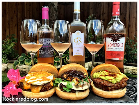 Provencal wines and burgers