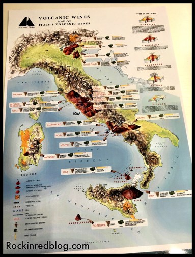 Italian volcanic wine map via Consorzio di Tutela Soave 