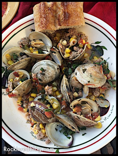 Spicy clam dinner graves