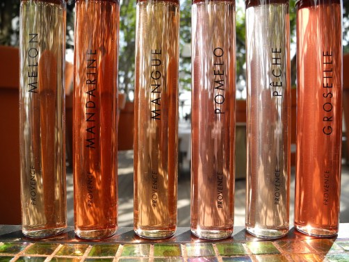 Wines of Provence Rose color chart