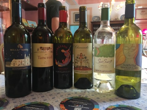 A lovely pre-lunch wine tasting 