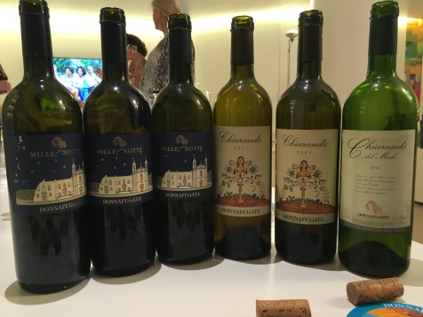An impressive pre-dinner vertical tasting. 