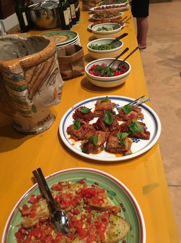 A special Sicilian dinner prepared by famed chef Chef Nino Chirco of I Bucanieri restaurant