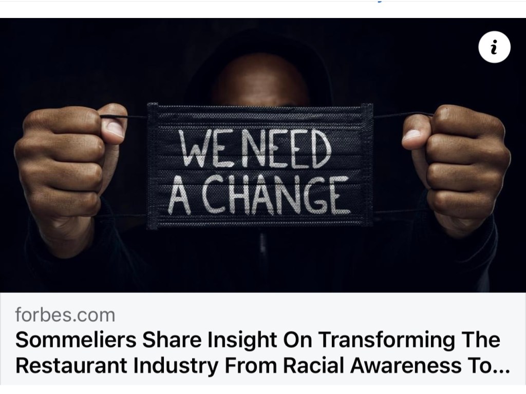 Sommeliers Share Insight On Transforming The Restaurant Industry From Racial Awareness To Antiracism